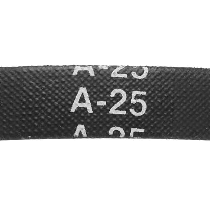 uxcell 4pcs A25 or 4L270 Classic Wrapped Rubber V-Belt, 25"(630mm) Inside Circumference, A Profile V Belt - size: A25