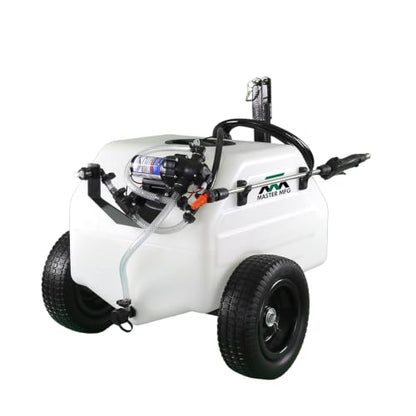 Master Mfg 12 Gallon Broadcast Pull-Behind Sprayer - 1.1GPM, 84" Swath