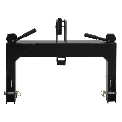 3-Point Quick Hitch Category 1 Tractor Implement Adaption, No Bushings Required, Red Powder Coat, 3000 Lb Lift Capacity