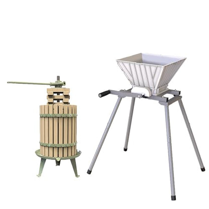 Fruit and Apple Crusher and Apple Cider Wine Press
