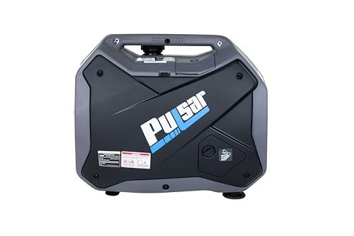 Pulsar 4,200W Portable Gas-Powered Quiet Inverter Generator for Home Emergency Backup, Parallel Capability, RV Ready, Long Run Time, GX420N - style: 4200 Watts + Gas Only + RV Ready
