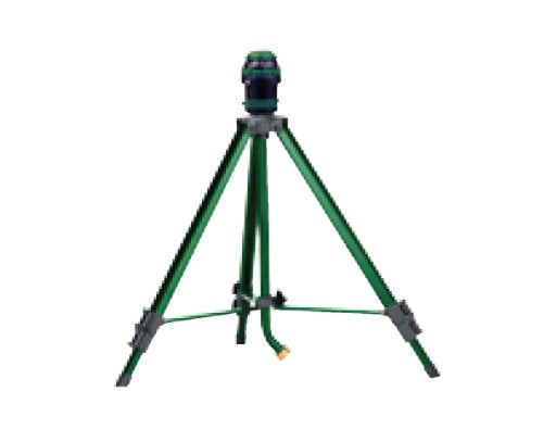 1-Pack Orbit H2O-Six Gear Drive Yard Sprinkler on Tripod, Green Lawn Watering