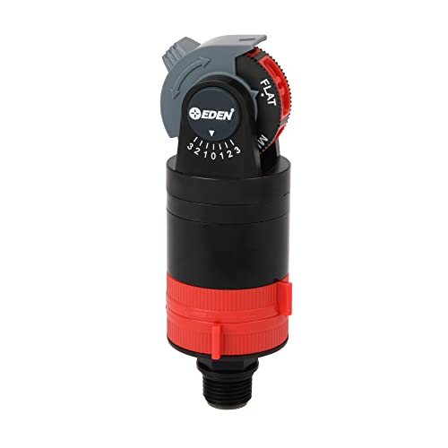 Eden 16030 5 Pattern Turbo Gear Drive Rotary Sprinkler Head Plus One-Direction Misting System for Lawn and Garden, 360 Degree Coverage - style: Sprinkler Head