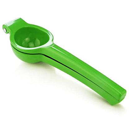 New Star Foodservice Lime Squeezer, Commercial Restaurant Grade Enameled Aluminum Citrus Press, Manual Hand Juicer for Limes, Lemons, and Small Citrus, Green - color: Green