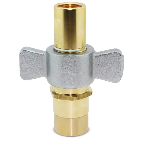 3/4" NPT Wet-Line Wing Nut Heavy Duty Hydraulic Quick Disconnect Coupler/Coupling Set for Live Bed Dump Trailer Hydraulic Systems - size: 3/4" NPT