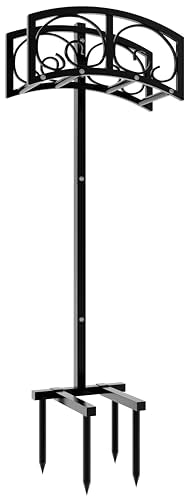 Fire Beauty Freestanding Garden Hose Holder Stake for Lawn Yard Storage