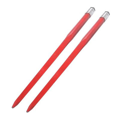 Suitable for 2 Pcs 49'' Hay Bale Spear 4500lb Capacity Quick Attach Replacement for Skid Steer Tractor Lift