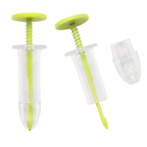 2Pcs Mini Sowing Seed Dispenser, Green - color: Green