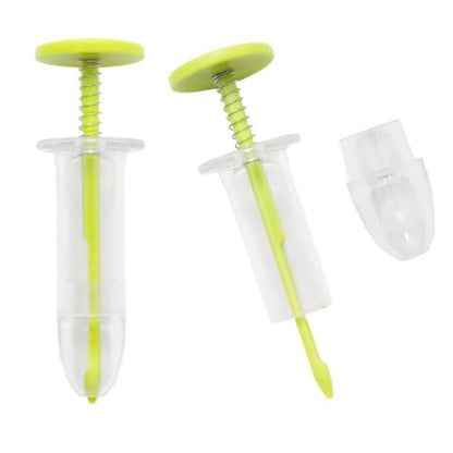 2Pcs Mini Sowing Seed Dispenser, Green - color: Green