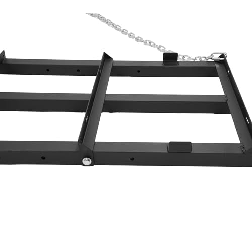 6FT Drag Harrow Driveway Grader Tow Behind Drag Lawn Leveling Rake
