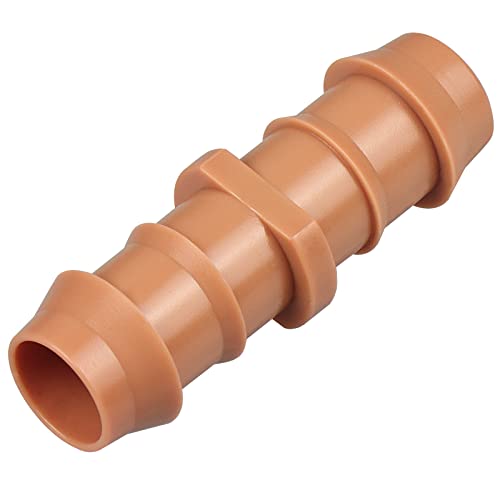 Gardrip Drip Irrigation Barbed Coupling：40 Pack Drip Irrigation Coupler Parts Fits for 1/2 Inch Drip Irrigation Tubing 17mm 0.600" ID Coupling Connectors for Patio Lawn Garden - color: 40 Pack Coupling