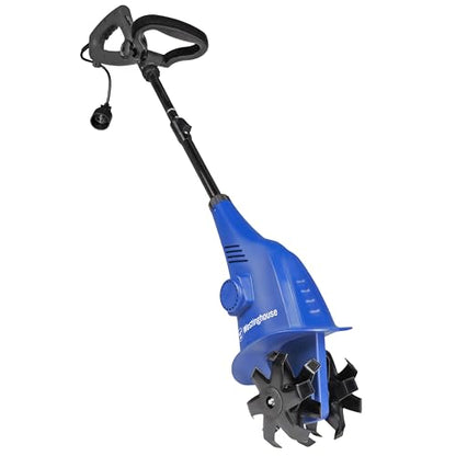 Westinghouse 6-Inch, 2.5 Amp Corded Electric Mini Tiller Cultivator for Gardening, Lightweight, 4 Steel Blades - style: 6 in. Mini Tiller