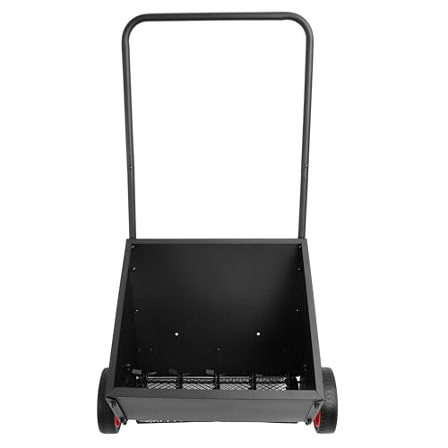 ALMULOO Compost Spreader Lawn Drop Spreader, Topdresser, Garden Tool Cart