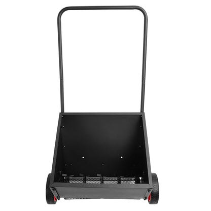 ALMULOO Compost Spreader Lawn Drop Spreader, Topdresser, Garden Tool Cart