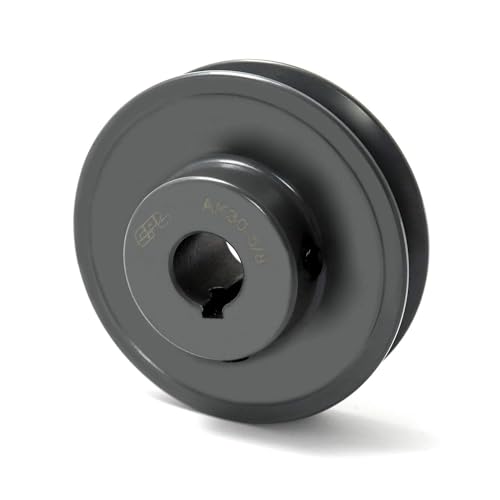 QWORK Single Groove Web Sheaves, 3"OD 5/8"Bore V-Belt Sheave, A Belt Section, for V-Belt,AK30-5/8