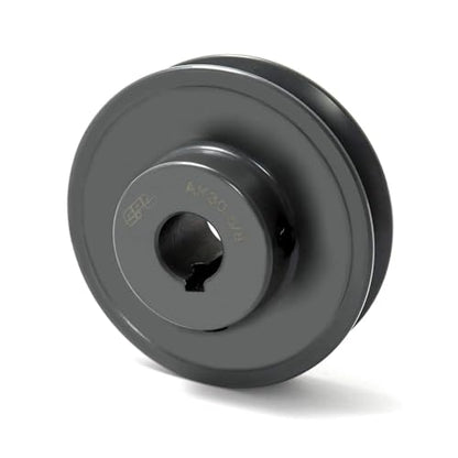 QWORK Single Groove Web Sheaves, 3"OD 5/8"Bore V-Belt Sheave, A Belt Section, for V-Belt,AK30-5/8
