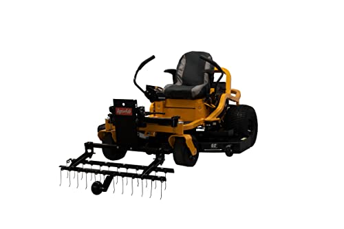 Agri-Fab 48 in Zero Turn Riding Lawn Mower Front Mount Dethatcher with 24 Spring Tines and Anti-Scalp Wheels