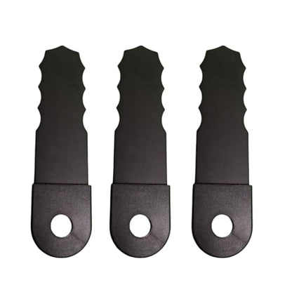 Grass Gator 4690 3-Pack Replacement Extra Heavy Duty Brush Cutter Blade for Grass Trimmer Head Model 4680, Black Solid Steel
