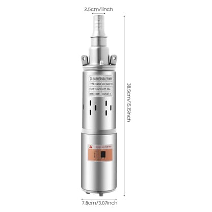 Deep Well Submersible Pump 12v/250w 263GPH 98ft Head with 56ft Head