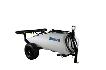 Master Mfg 24-Gallon Deluxe Pull-Behind Trailer Broadcast Sprayer - 7ft Swath, 2.2GPM, 70PSI Max