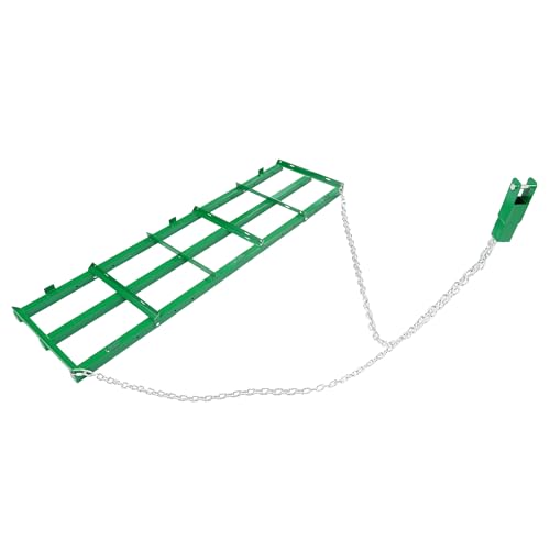 6FT Drag Harrow Driveway Grader Tow Behind Drag Lawn Leveling Rake