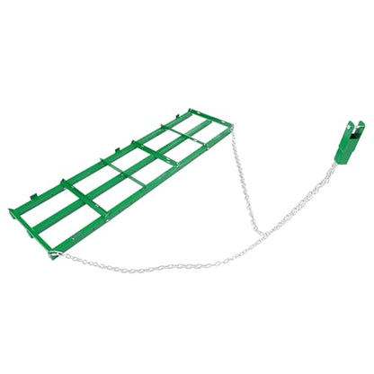 6FT Drag Harrow Driveway Grader Tow Behind Drag Lawn Leveling Rake