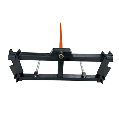 Pin-Style Attachment with 49" Bale Spear, Fits John Deere 1-5 Series, 3000 Lb Capacity (Single 49") - size: Single 49"