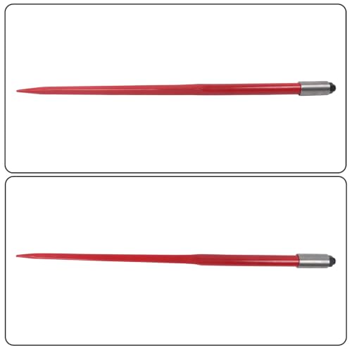 waltyotur 49" Hay Bale Spear 3000lbs Capacity w/2 Stabilizer