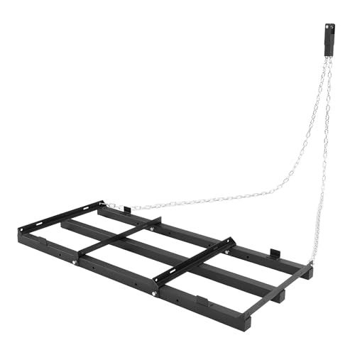 4FT Drag Harrow Driveway Grader Tow Behind Drag Lawn Leveling Rake