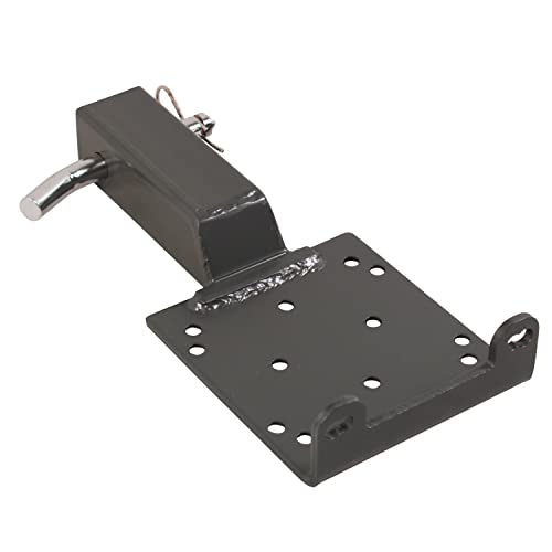 Extreme Max 5600.3084 Universal 2" Receiver Hitch Winch Mount for ATV/UTV, Black - size: 2"