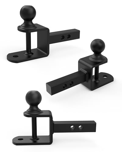 TOPICK 1-1/4" ATV/UTV Trailer Hitch，3-in-1 Hitch Towing Ball Mounts