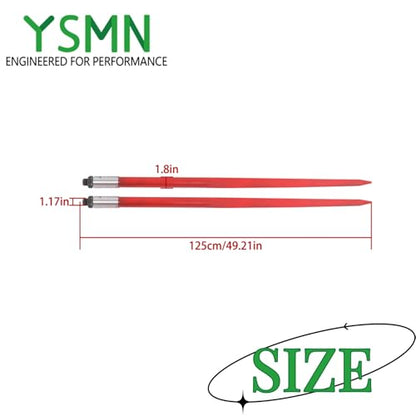 4500 lbs Capacity Hay Bale Spear 49 Replacement for Tractors Loaders
