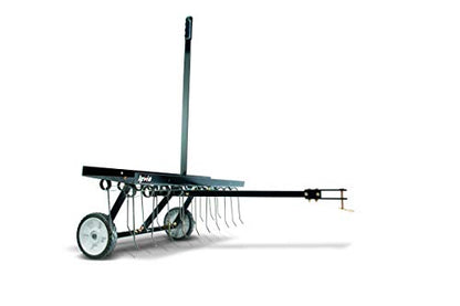 Agri-Fab 48 In Tow Behind Lawn Dethatcher with 24 Durable Spring Steel Tines and Universal Hitch