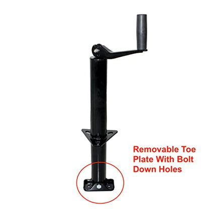 MaxxHaul 70159 14" Lift A-Frame Mount Trailer Jack with Top Wind - 2000 lbs. Capacity - style: A-Frame Mount