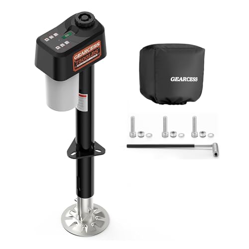 Electric Trailer Jack 7500LBS, 12V A-Frame Tongue Jack, Heavy Duty RV Jack - size: Trailer Jack