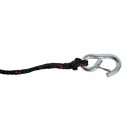 Extreme Max 3006.6803 PWC 9' Dock Line with Zinc-Plated Snap Hook - Value 2-Pack - size: 9', style: Zinc-Plated Hook