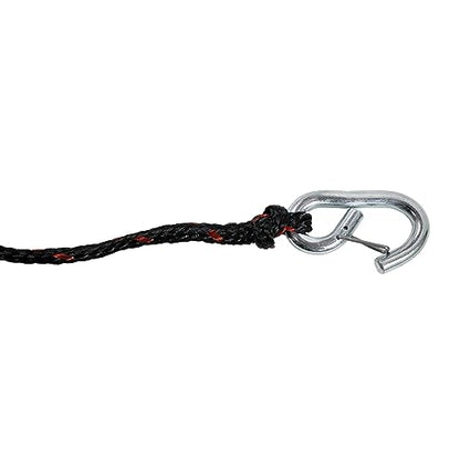 Extreme Max 3006.6803 PWC 9' Dock Line with Zinc-Plated Snap Hook - Value 2-Pack - size: 9', style: Zinc-Plated Hook