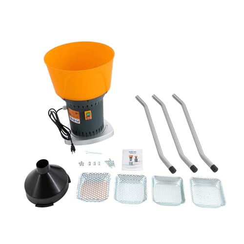 Electric Grain Mill Corn Grinder 1300W 19000RPM Electric Agricultural Feed Grinder Mill, 881lbs/H Automatic Dry Cereals Grinding Machine Flour Mill with 5 Sieves, Detachable Hopper, Tripod - size: 1300W, 5 Sieves, w/ Tripod