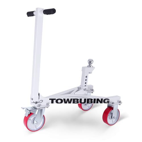 Trailer Mover Dolly, 3,500 lb Tongue Weight Capacity, for RV, Boat, Motorcycle, Jetski (2 in Ball) (2 in Ball) - size: 2 In Ball