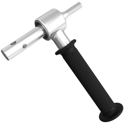 Ice Auger Drill Adapter with Bearings - 18mm 0.720 Output Shaft Diameter - Premium Steel Cordless Drill Attachment for Ice Auger Drill Conversion