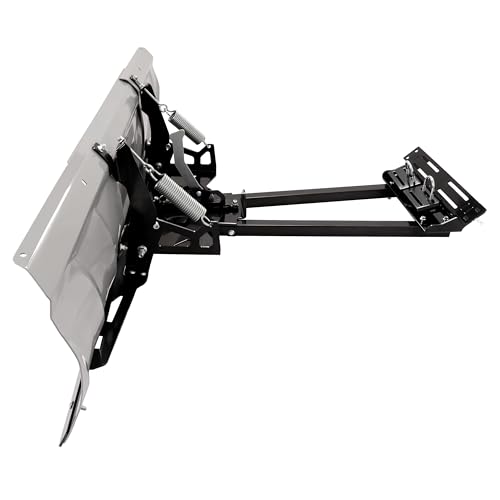 ALMULOO Steel Snow Plow Blade for ATV with Adjustable 48"–60" Width