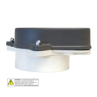 Merrill MFG WCOP403P 4" Watertight Sanitary ABS well cap, Seal (Colors May Vary)