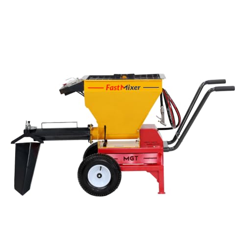 FastMixer Professional Continuous Mixer, 3900 lbs/hr Capacity, Electric 110V, for Concrete, Mortar and Stucco