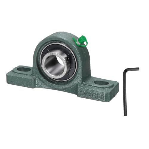 uxcell UCP205 Pillow Block Bearings, 25 mm Bore Self Alignment, (ABEC3) - size: UCP205 (Bore 25mm)