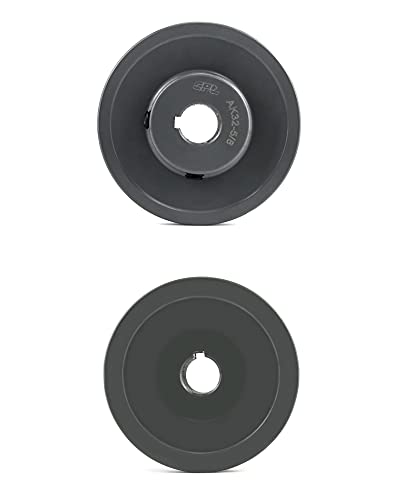 QWORK Single Groove Web Sheaves, 3.25" OD 5/8" Bore V-Belt Sheave for V-Belt, AK3258
