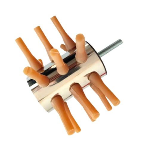 Shovel Chicken Plucker Attachment for Drill -Poultry Plucker Tool 18 Fingers,Fits Drill for Chicken,Duck,Chicken Plucker Drill Attachment-Turkey Plucking-Chicken Plucker Drill Attachments