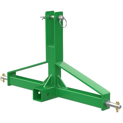 KYBOLT 3 Point 2" Trailer Hitch Receiver Heavy-Duty for Category 1 Tractors Compatible with Kubota, BX, LM25H, WLM Tractor, NorTrac, Yanmar, Kioti, Cat (3 Point 2"-Green) - style: Green