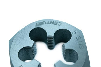 Century Drill & Tool 98214 Fractional Die, 5/8-18 NF - size: 5/8-18 NF