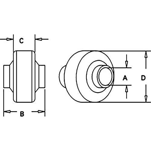 3 Point Hitch Top Link Weld On Ball Socket 5/8" ID Category 0 Fits CAT 0