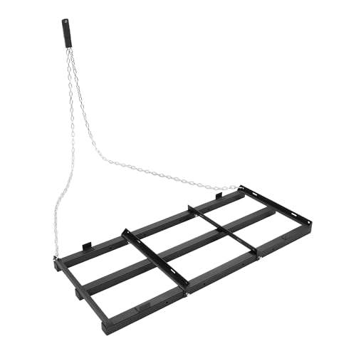 4FT Drag Harrow Driveway Grader Tow Behind Drag Lawn Leveling Rake